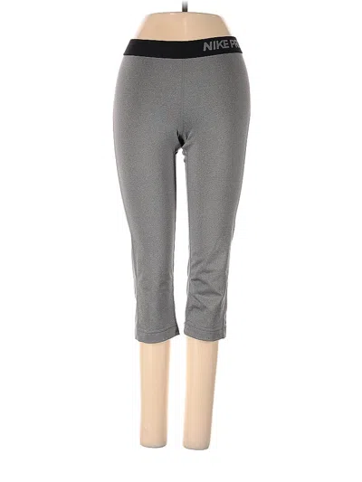 Pre-owned Nike Active Pants In Gray
