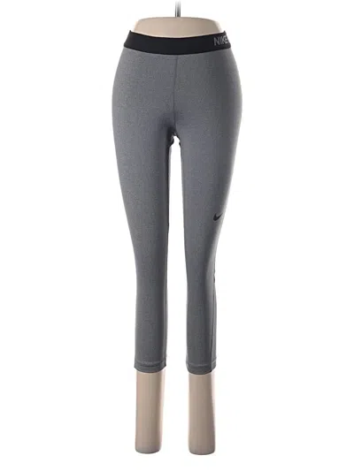 Pre-owned Nike Active Pants In Gray