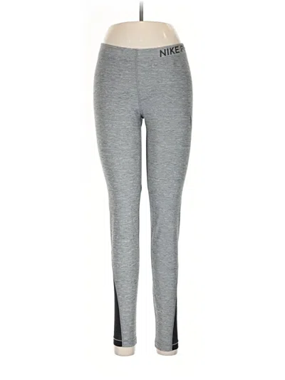 Pre-owned Nike Active Pants In Gray