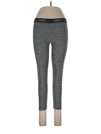 Pre-owned Nike Active Pants In Gray