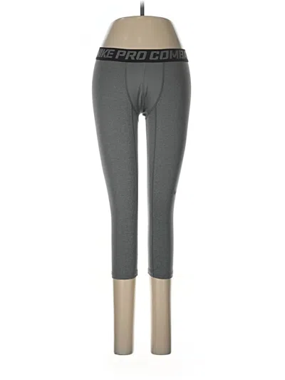 Pre-owned Nike Active Pants In Gray