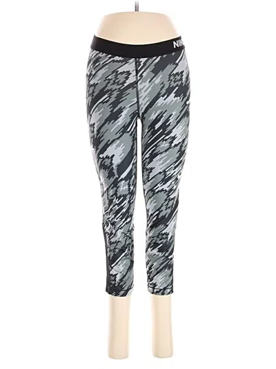 Pre-owned Nike Active Pants In Gray