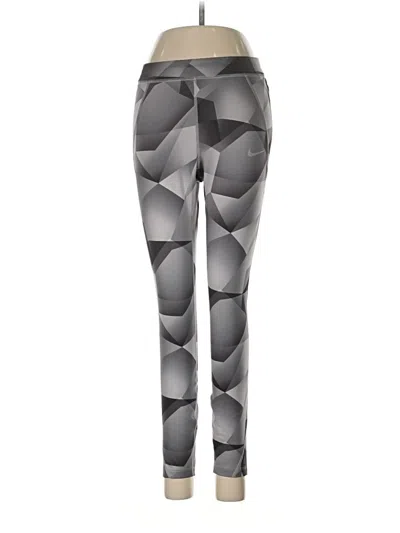 Pre-owned Nike Active Pants In Gray