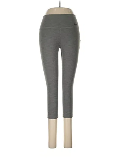 Pre-owned Nike Active Pants In Gray