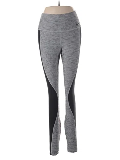 Pre-owned Nike Active Pants In Gray