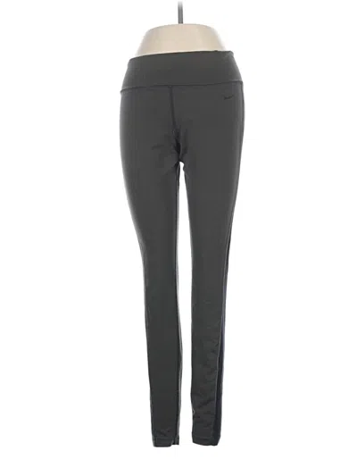 Pre-owned Nike Active Pants In Gray
