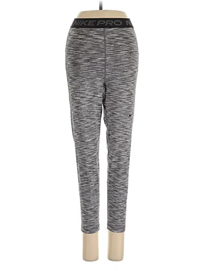 Pre-owned Nike Active Pants In Gray