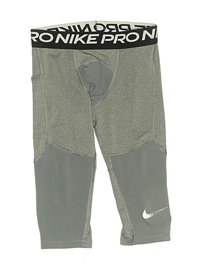 Pre-owned Nike Kids' Active Pants In Gray