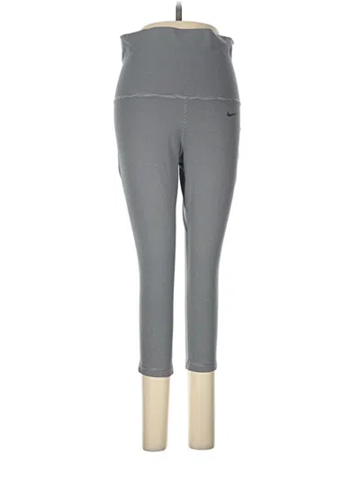 Pre-owned Nike Active Pants In Gray