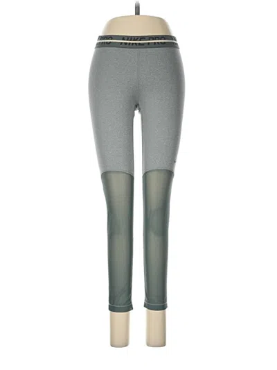 Pre-owned Nike Active Pants In Gray