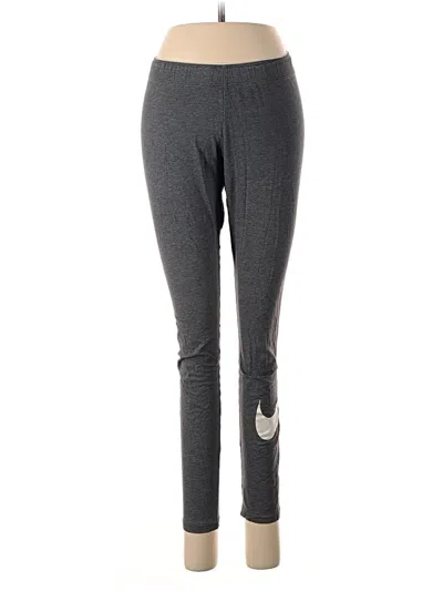 Pre-owned Nike Active Pants In Gray