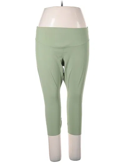 Pre-owned Nike Active Pants In Green