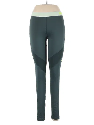Pre-owned Nike Active Pants In Green