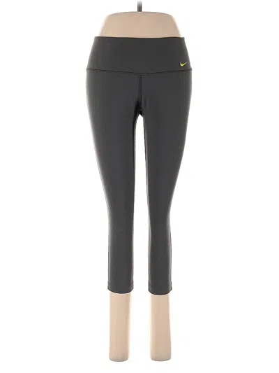 Pre-owned Nike Active Pants In Green