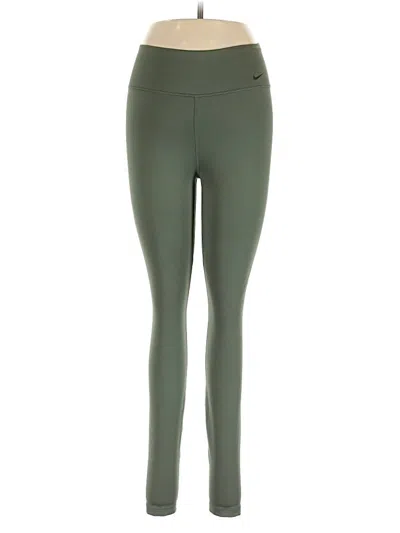 Pre-owned Nike Active Pants In Green