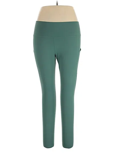 Pre-owned Nike Active Pants In Green