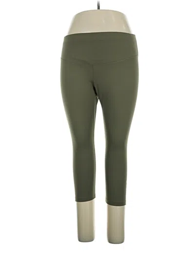 Pre-owned Nike Active Pants In Green