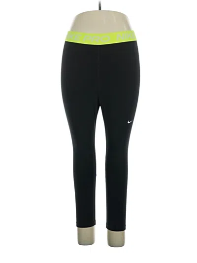 Pre-owned Nike Active Pants In Green