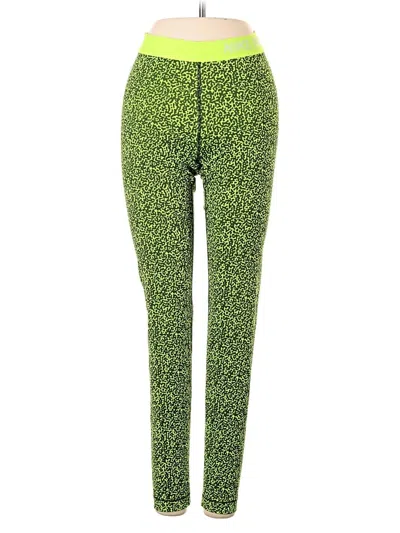 Pre-owned Nike Active Pants In Green