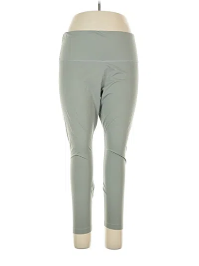 Pre-owned Nike Active Pants In Green