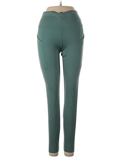 Pre-owned Nike Active Pants In Green