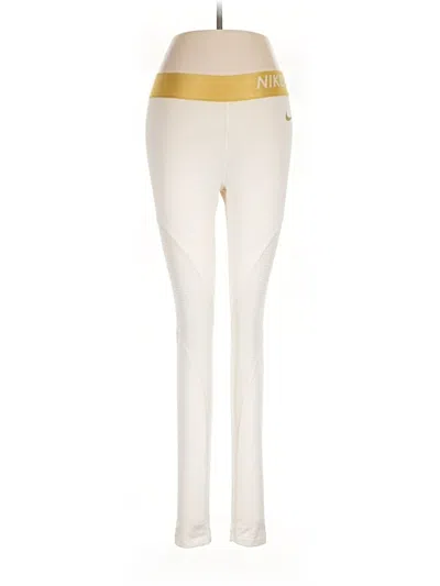 Pre-owned Nike Active Pants In Ivory