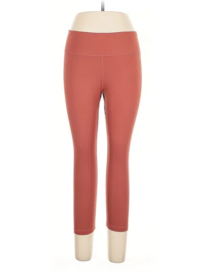 Pre-owned Nike Active Pants In Orange