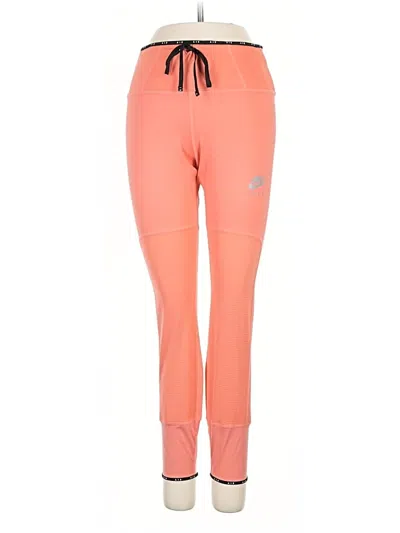Pre-owned Nike Active Pants In Orange