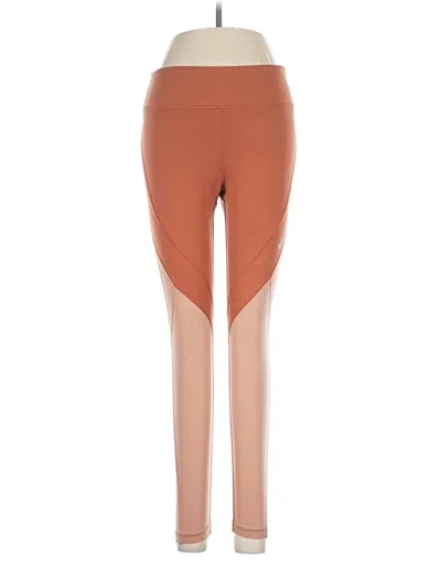 Pre-owned Nike Active Pants In Orange