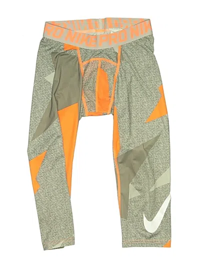 Pre-owned Nike Kids' Active Pants In Orange