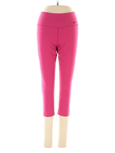 Pre-owned Nike Active Pants In Pink