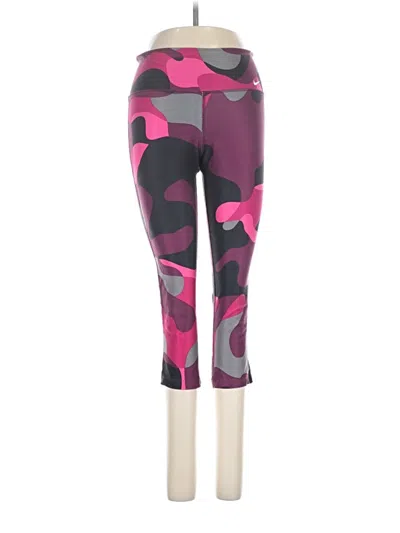 Pre-owned Nike Active Pants In Pink