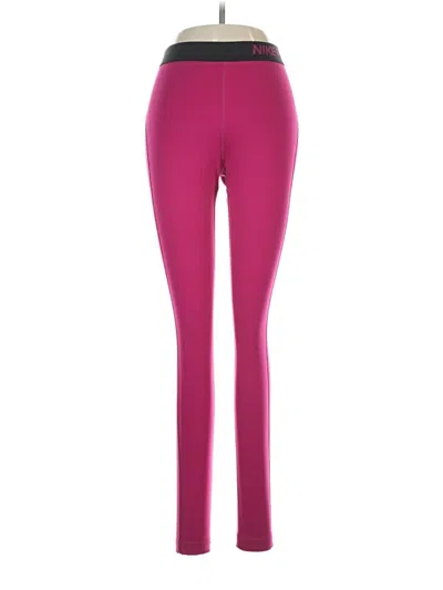 Pre-owned Nike Active Pants In Pink