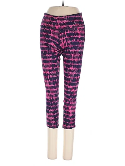 Pre-owned Nike Active Pants In Pink