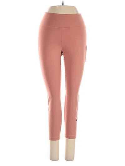 Pre-owned Nike Active Pants In Pink