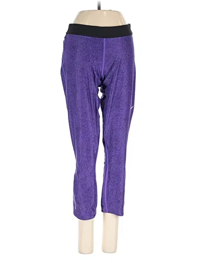 Pre-owned Nike Active Pants In Purple