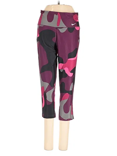 Pre-owned Nike Active Pants In Purple