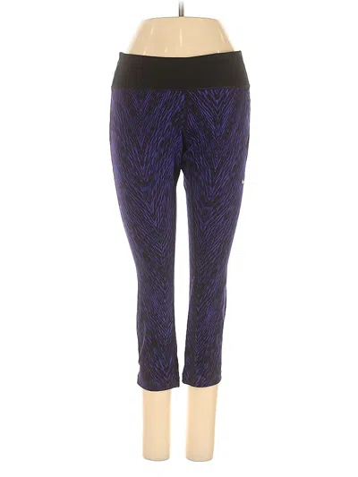 Pre-owned Nike Active Pants In Purple