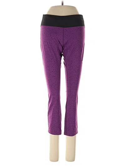 Pre-owned Nike Active Pants In Purple