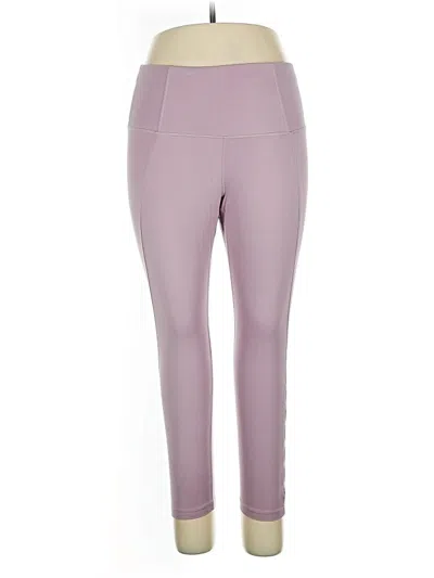 Pre-owned Nike Active Pants In Purple