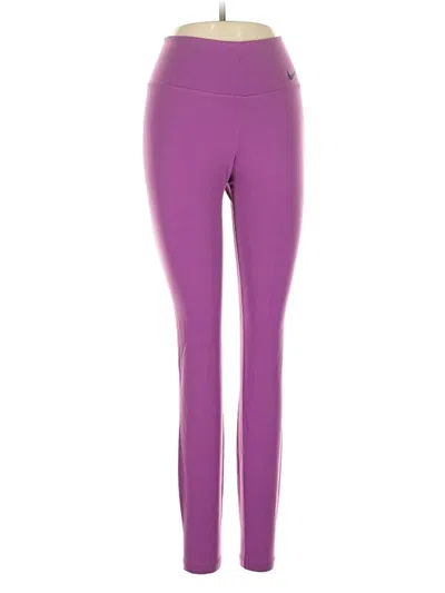 Pre-owned Nike Active Pants In Purple