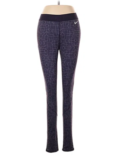 Pre-owned Nike Active Pants In Purple