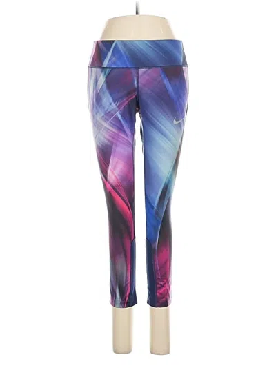 Pre-owned Nike Active Pants In Purple