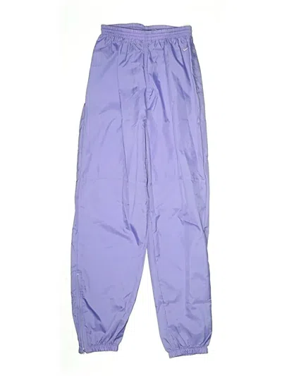 Pre-owned Nike Kids' Active Pants In Purple
