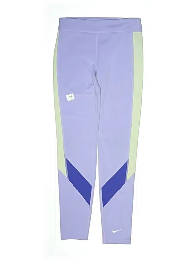 Pre-owned Nike Kids' Active Pants In Purple