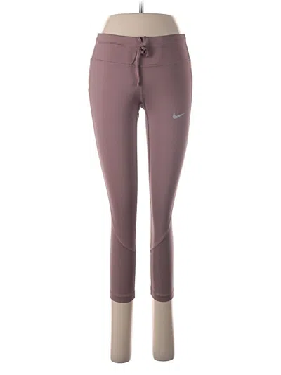 Pre-owned Nike Active Pants In Purple
