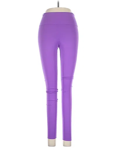 Pre-owned Nike Active Pants In Purple