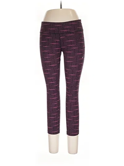 Pre-owned Nike Active Pants In Purple