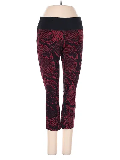 Pre-owned Nike Active Pants In Red