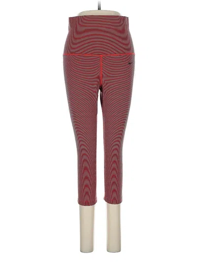 Pre-owned Nike Active Pants In Red
